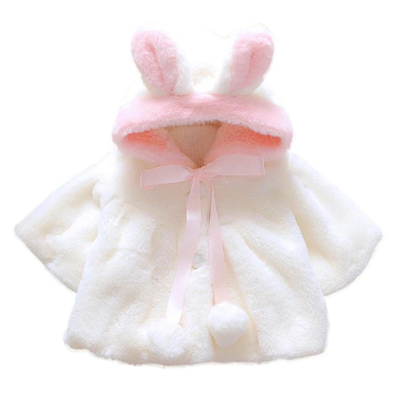 Baby clothing Girls cute velvet Coat Rabbit Ears Hooded Long sleeved Plus velvet Fur bowknot Thick Cardigan Baby Spring Autumn J
Baby clothing Girls cute velvet Coat Rabbit Ears Hooded Long sleeved Plus velvet Fur bowknot Thick Cardigan Baby Spring Autumn J