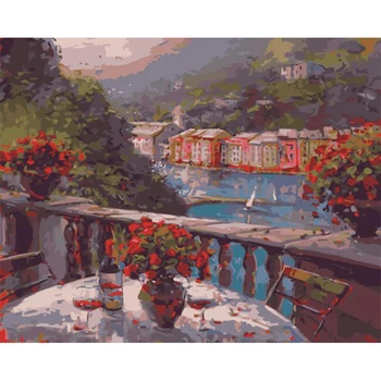 RUOPOTY Frame Balcony DIY Painting By Numbers Landscape Modern Wall Art Canvas Painting Acrylic Handpainted For Home Decors Arts
RUOPOTY Frame Balcony DIY Painting By Numbers Landscape Modern Wall Art Canvas Painting Acrylic Handpainted For Home Decors Arts