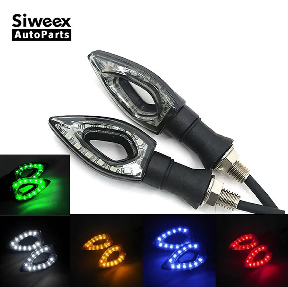 2 Pcs Motorcycle Turn Signal Light Front Rear Blinker Indicators Universal Motorbike LED Flashers Waterproof For Honda Kawasak
2 Pcs Motorcycle Turn Signal Light Front Rear Blinker Indicators Universal Motorbike LED Flashers Waterproof For Honda Kawasak