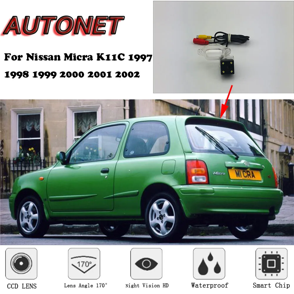 AUTONET Backup Rear View camera For Nissan Micra K11C 1997 1998 1999 2000 2001 2002 Night Vision Parking/license plate camera
AUTONET Backup Rear View camera For Nissan Micra K11C 1997 1998 1999 2000 2001 2002 Night Vision Parking/license plate camera