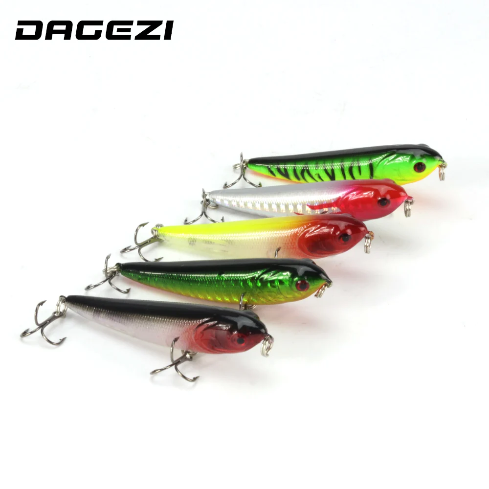 DAGEZI floating fishing lure 8cm/8g 5pcs/lot 3D eyes Wobbler Fish Fishing lures with hooks Hard bait pencil
DAGEZI floating fishing lure 8cm/8g 5pcs/lot 3D eyes Wobbler Fish Fishing lures with hooks Hard bait pencil