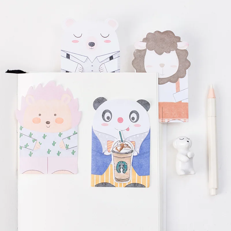 36 pcs/Lot Cartoon animal sticky note Panda Lion memo pad Index stickers diary planner stationery office supplies school A6684
36 pcs/Lot Cartoon animal sticky note Panda Lion memo pad Index stickers diary planner stationery office supplies school A6684