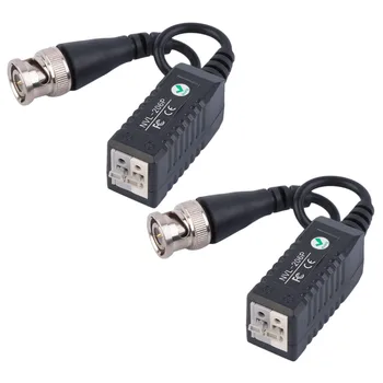 1 Pair HD CCTV Via Twisted Video Balun Transmitter For CCTV Camera DVR For CVI/TVI/AHD 0-300m Black Wholesale
1 Pair HD CCTV Via Twisted Video Balun Transmitter For CCTV Camera DVR For CVI/TVI/AHD 0-300m Black Wholesale