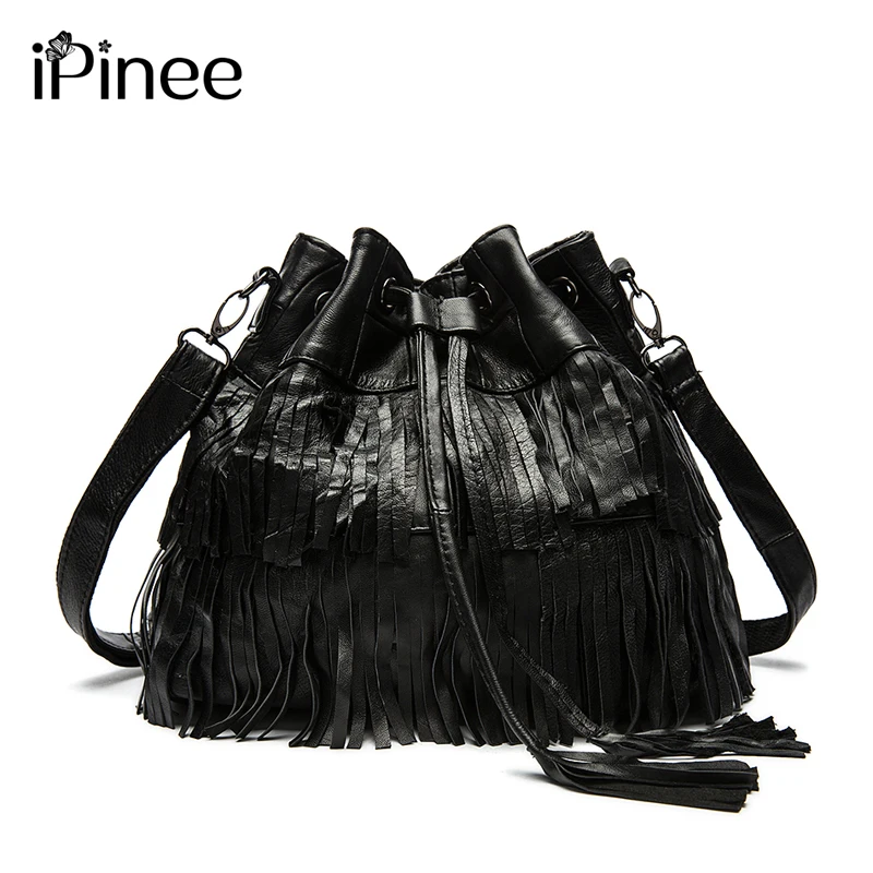 iPinee Hot Sale!! Fashion Women Genuine Leather Tassels Bags Hobo Handbags Shoulder Tote Ladies Women Messenger Bags
iPinee Hot Sale!! Fashion Women Genuine Leather Tassels Bags Hobo Handbags Shoulder Tote Ladies Women Messenger Bags