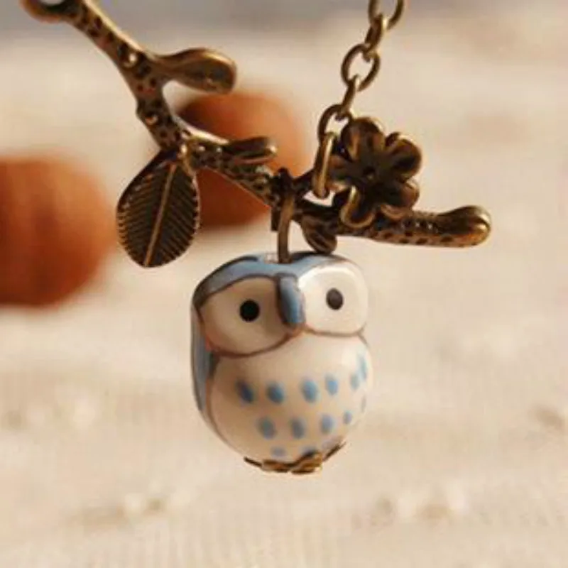 Flyleaf Lovely Ceramic Twig Owl necklaces & pendants for Women 2015 Handmade colar vintage Jewelry Girl Accessories
Flyleaf Lovely Ceramic Twig Owl necklaces & pendants for Women 2015 Handmade colar vintage Jewelry Girl Accessories