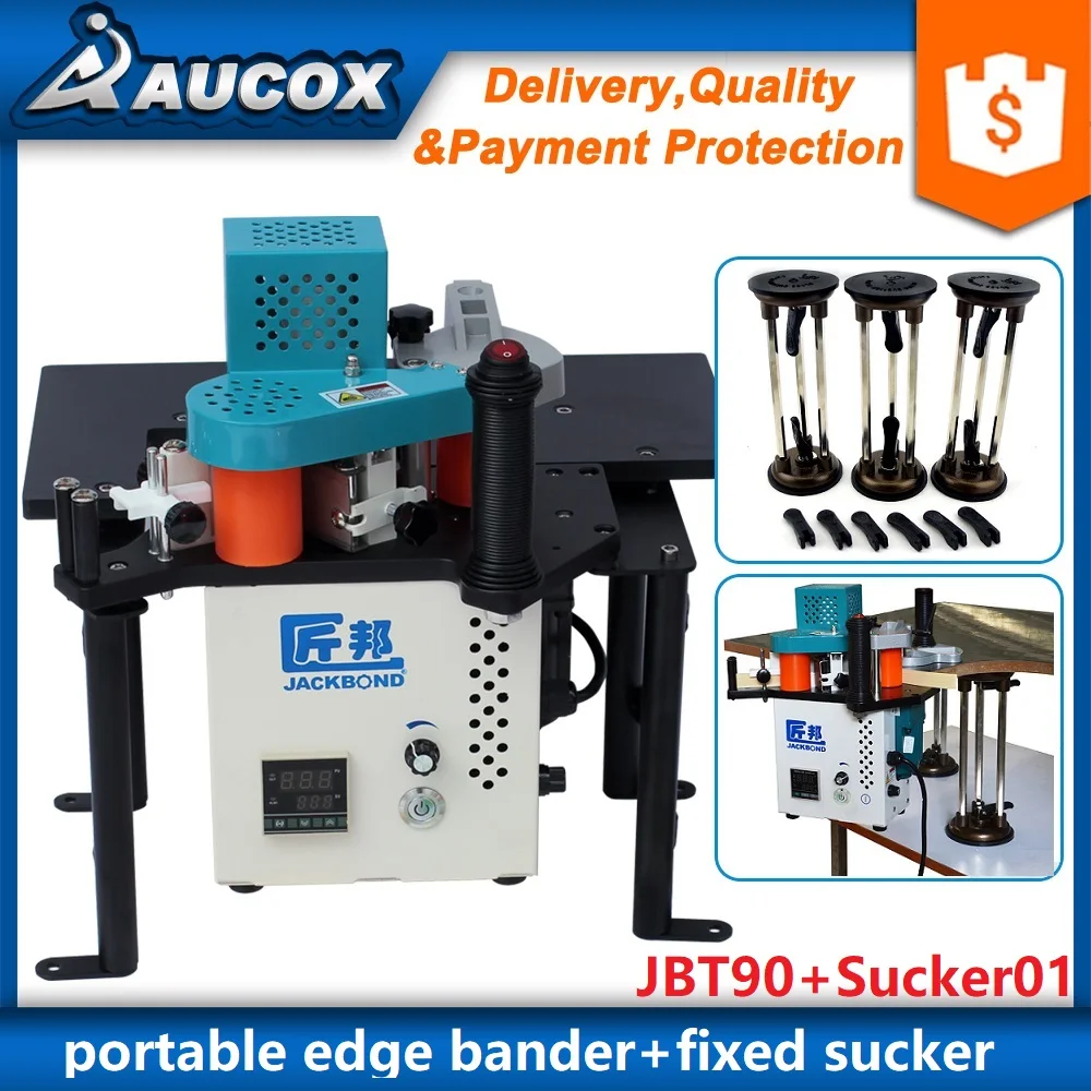 Fixed Sucker+JBT90 Woodworking furniture cabinate making for portable edge banding machine with manual trimmers
Fixed Sucker+JBT90 Woodworking furniture cabinate making for portable edge banding machine with manual trimmers