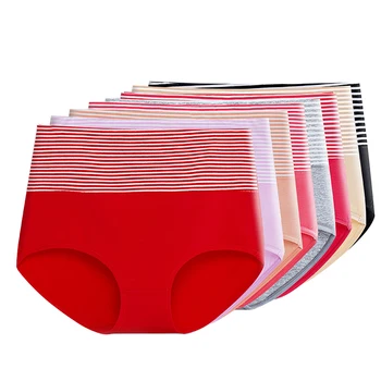 Woman Underwear Women Cotton Spandex Briefs Striped Sexy Ladies Panties High Rise Plus Size Intimates Lingerie Panties For Women
Woman Underwear Women Cotton Spandex Briefs Striped Sexy Ladies Panties High Rise Plus Size Intimates Lingerie Panties For Women