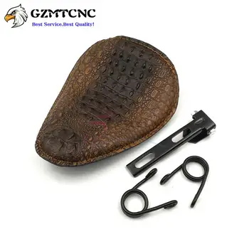 Crocodile Pattern Vintage 2.56" Spring Bracket Solo Seat Cushion for Harley Sportster 883 Softail Springer Chopper Bobber Custom
Crocodile Pattern Vintage 2.56" Spring Bracket Solo Seat Cushion for Harley Sportster 883 Softail Springer Chopper Bobber Custom
