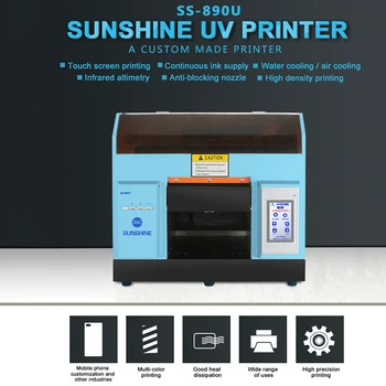 SS-890U High Level Color inkjet UV Printer Phone Case Printing 3D Embossment Advertising Leather Pattern DIY Printer
SS-890U High Level Color inkjet UV Printer Phone Case Printing 3D Embossment Advertising Leather Pattern DIY Printer