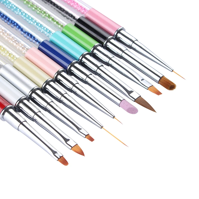 UV Gel Brush Painting Liner Pen Quartz Cuticle Remover Colorful Bead Handle Nail Art Drawing Brush Manicure Tool
UV Gel Brush Painting Liner Pen Quartz Cuticle Remover Colorful Bead Handle Nail Art Drawing Brush Manicure Tool