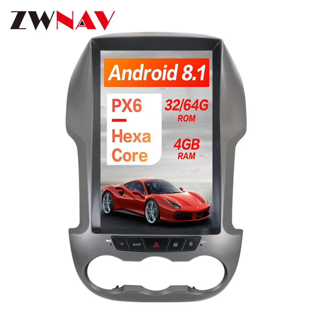 PX6 4GB RAM Tesla style Android 8.1 Car GPS Navigation For Ford Ranger/Ford F250 2011+ head unit multimedia radio tape recorder
PX6 4GB RAM Tesla style Android 8.1 Car GPS Navigation For Ford Ranger/Ford F250 2011+ head unit multimedia radio tape recorder
