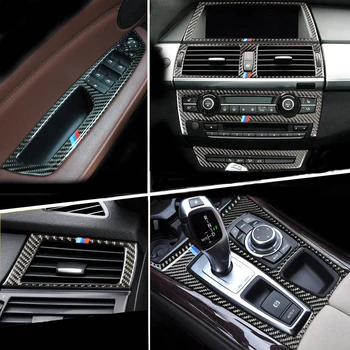 Carbon Fiber For BMW E70 E71 X5 X6 Interior Gearshift Air Conditioning AC CD Panel Reading Light Cover Trim Sticker Accessories
Carbon Fiber For BMW E70 E71 X5 X6 Interior Gearshift Air Conditioning AC CD Panel Reading Light Cover Trim Sticker Accessories