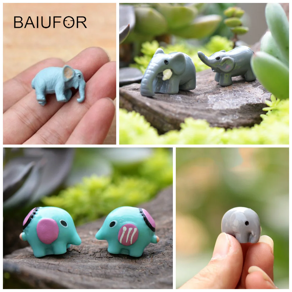 BAIUFOR 2 pcs/lot Elephant Animal Terrarium Miniature Mini Garden Figurines Fairy Garden Decoration Craft Home Decor Accessories
BAIUFOR 2 pcs/lot Elephant Animal Terrarium Miniature Mini Garden Figurines Fairy Garden Decoration Craft Home Decor Accessories