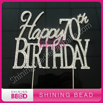 Happy Birthday 60th/70th Party Cake Topper,Happy 60th/70th Anniversary Crystal Cake Topper,Free Shipping
Happy Birthday 60th/70th Party Cake Topper,Happy 60th/70th Anniversary Crystal Cake Topper,Free Shipping