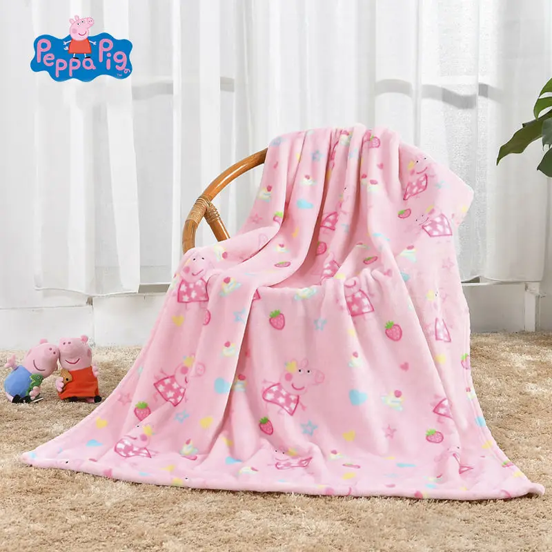 Original Genuine peppa Pig 130*100cm plush soft Air conditioning Blanket cute george peppa multi-function carpet plush toy Doll
Original Genuine peppa Pig 130*100cm plush soft Air conditioning Blanket cute george peppa multi-function carpet plush toy Doll