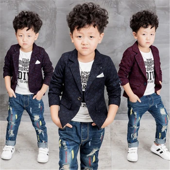 Spring Autumn Boys Blazers Korean Casual Print Boys Formal Wear Coat 2 3 4 5 6 7 Years Toddler Boys Clothes Fashion Outwear New
Spring Autumn Boys Blazers Korean Casual Print Boys Formal Wear Coat 2 3 4 5 6 7 Years Toddler Boys Clothes Fashion Outwear New