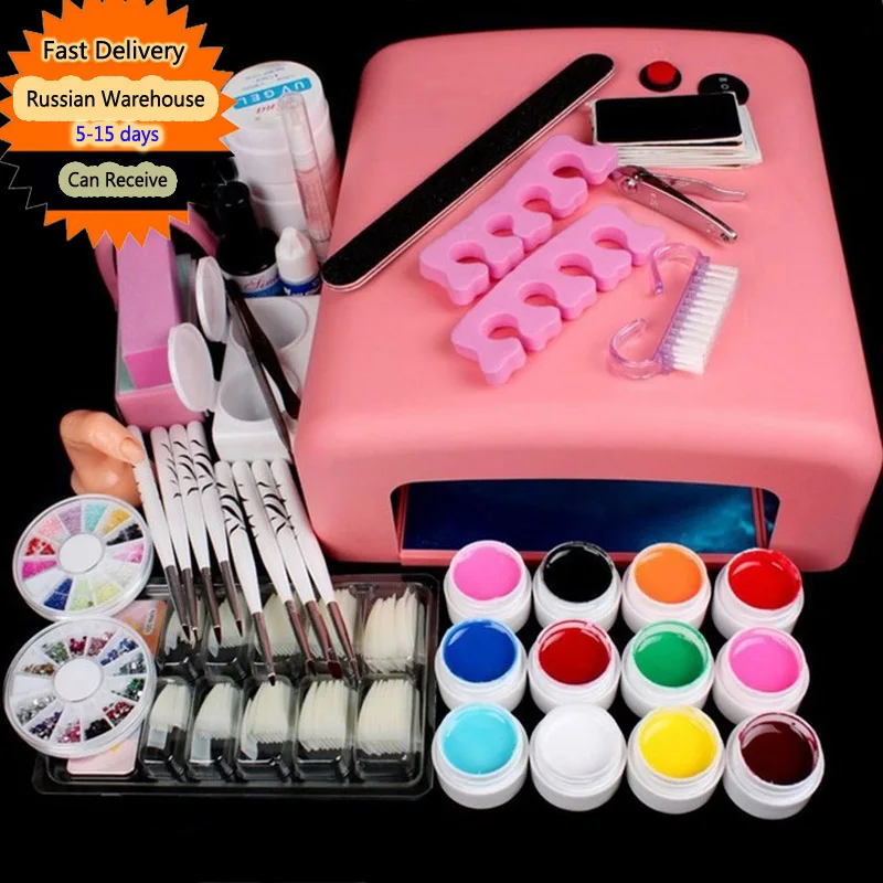 36W UV Lamp Dryer Gel Nail Polish Set Gel Varnish Gel Lak Set Manicure Gel UV For Decoration Nail Art Nail Akryl Set
36W UV Lamp Dryer Gel Nail Polish Set Gel Varnish Gel Lak Set Manicure Gel UV For Decoration Nail Art Nail Akryl Set