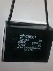 CBB61 Metallized Capacitor fworking of single-phase motor in 50Hz(60Hz) AC electric power system 450VAC 2.5uF 5PCS freeshipping
CBB61 Metallized Capacitor fworking of single-phase motor in 50Hz(60Hz) AC electric power system 450VAC 2.5uF 5PCS freeshipping