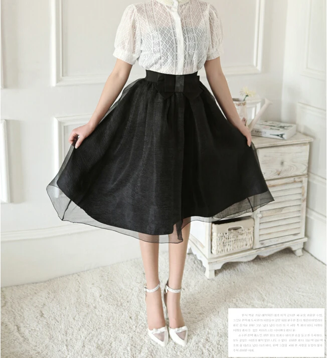 wholesale female Organza skirt sweet bow waist elastic waist long pleated skirt
wholesale female Organza skirt sweet bow waist elastic waist long pleated skirt