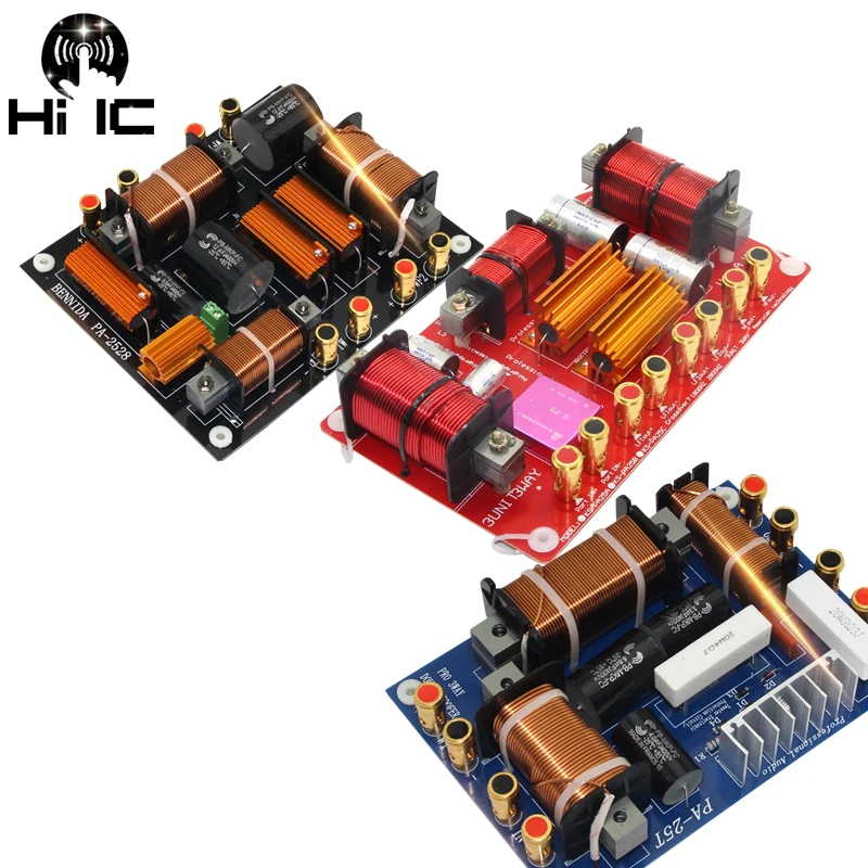 1pcs 800W 100W 2 Way Audio Speaker Crossover Treble + 2*Bass Independent Crossover Stage Speakers Filter Frequency Divider
1pcs 800W 100W 2 Way Audio Speaker Crossover Treble + 2*Bass Independent Crossover Stage Speakers Filter Frequency Divider