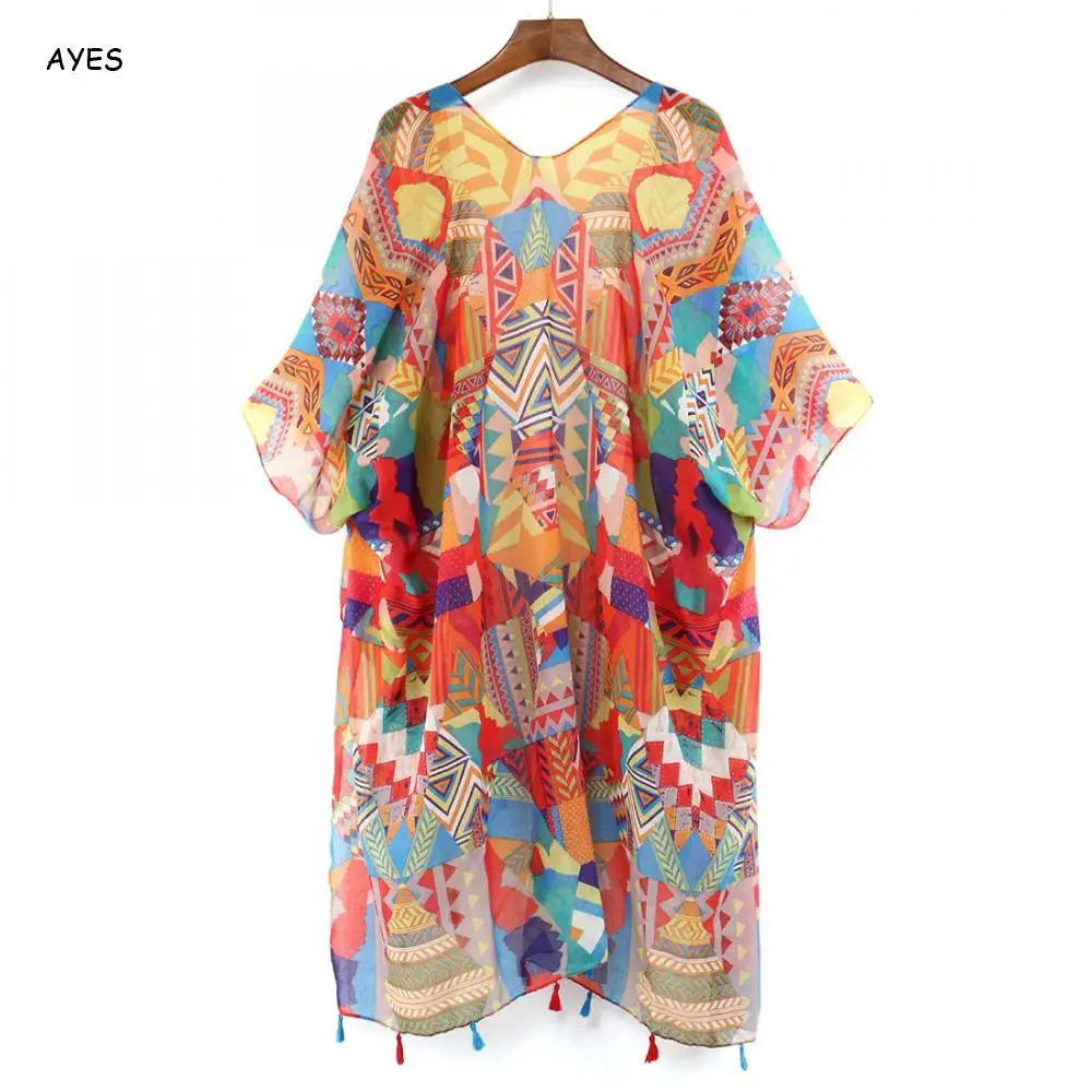 Vintage Boho Blouse Floral Print Blouses Kimono Mujer 2019 Bluse Feminino Summer Beach Long Cardigan Women Tops Kimono Shirt
Vintage Boho Blouse Floral Print Blouses Kimono Mujer 2019 Bluse Feminino Summer Beach Long Cardigan Women Tops Kimono Shirt