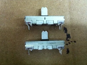 3 cm Slide potentiometer with middle positioning double 100KB * 2 axis length 8MM free shippping
3 cm Slide potentiometer with middle positioning double 100KB * 2 axis length 8MM free shippping