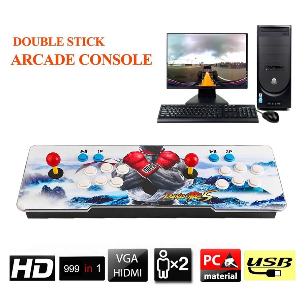 Arcade Joystick Gamepad Kit 800 Games In 1 Video TV Jamma 2 Joystick VGA + HIDMI Metal Double Stick Arcade Console With 2Players 
Arcade Joystick Gamepad Kit 800 Games In 1 Video TV Jamma 2 Joystick VGA + HIDMI Metal Double Stick Arcade Console With 2Players
