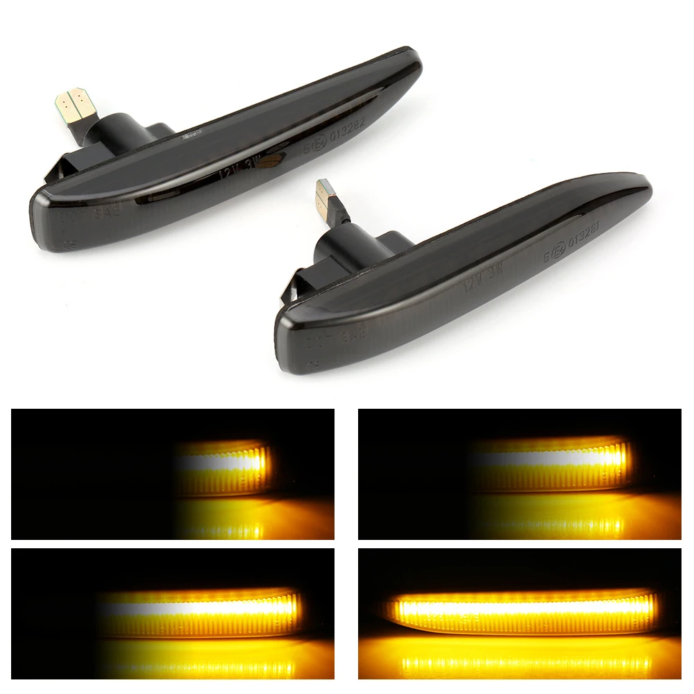 2pcs Car LED Fender Light Dynamic Flowing Sequential Indicator Side Marker Light Turn Signal Lamp For BMW E65 E66 E67 02-08
2pcs Car LED Fender Light Dynamic Flowing Sequential Indicator Side Marker Light Turn Signal Lamp For BMW E65 E66 E67 02-08