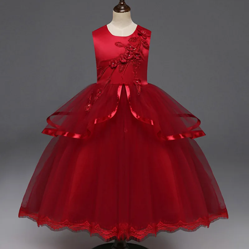High Quality Party Girls Dress Elegant Christmas Performance Kids Dresses For Girls Clothes Children Princess Kids Wedding Dress
High Quality Party Girls Dress Elegant Christmas Performance Kids Dresses For Girls Clothes Children Princess Kids Wedding Dress