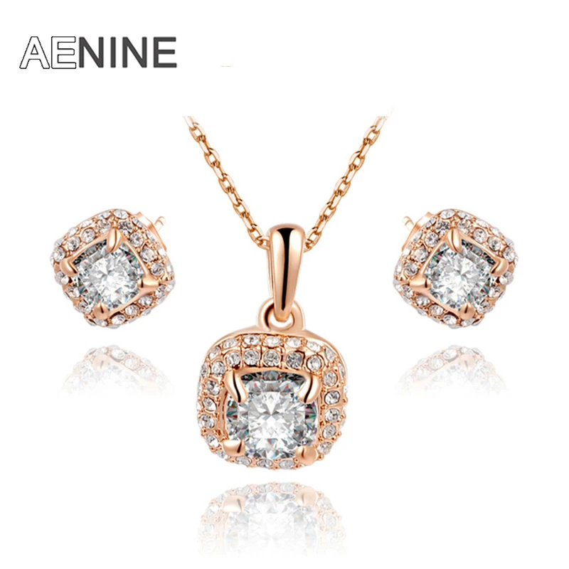 AENINE fashion new arrival genuine Austrian crystal Delicate Rose Gold Color Jewelry Set Chrismas /Birthday gift L20700261150
AENINE fashion new arrival genuine Austrian crystal Delicate Rose Gold Color Jewelry Set Chrismas /Birthday gift L20700261150
