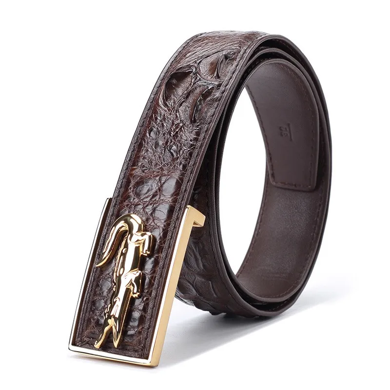 2019 Male Belt Geniune Crocodile Strap Luxury Alloy Buckle Belts For Men Fancy Bintage Jeans Cintos Masculinos Ceinture Homme
2019 Male Belt Geniune Crocodile Strap Luxury Alloy Buckle Belts For Men Fancy Bintage Jeans Cintos Masculinos Ceinture Homme