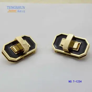 (5 pieces / lot) high quality Reverse rectangular shallow gold bag/hardware lock accessories DIY manual bag gold twist lock
(5 pieces / lot) high quality Reverse rectangular shallow gold bag/hardware lock accessories DIY manual bag gold twist lock
