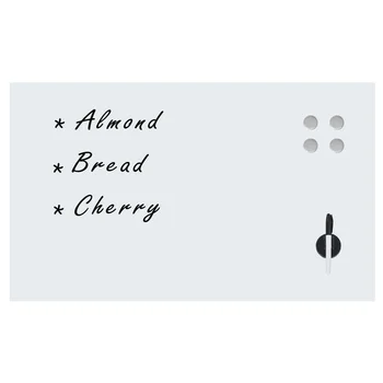 Magnetic Glass Dry-erase Whiteboard Dry-erase Board Eraser Black Marker Magnet Easy Clean And Attach Wall Mounting White
Magnetic Glass Dry-erase Whiteboard Dry-erase Board Eraser Black Marker Magnet Easy Clean And Attach Wall Mounting White