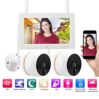 LCD Wireless WIFI Monitor 4 Channel Quad Security System DVR With 2 CCTV Cameras 110-240V
LCD Wireless WIFI Monitor 4 Channel Quad Security System DVR With 2 CCTV Cameras 110-240V