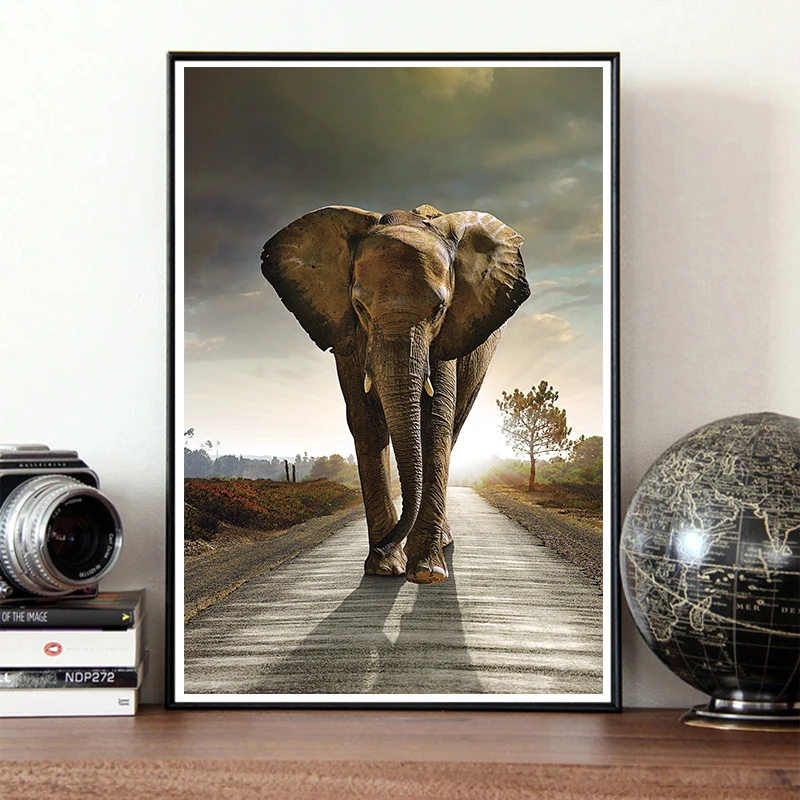 Art Decor Painting Canvas Animal Pictures Poster Wall Elephants On The Grassland Print Posters Living Room Background Home Decor
Art Decor Painting Canvas Animal Pictures Poster Wall Elephants On The Grassland Print Posters Living Room Background Home Decor