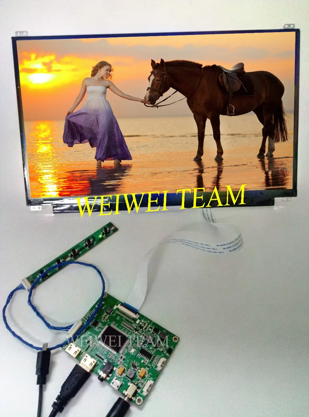 13.3 inch 8 Bit IPS LCD Display Screen 1920x1080 1080P HDMI driver board LCD Module Car Raspberry Pi 3 Game XBox PS4 Monitor
13.3 inch 8 Bit IPS LCD Display Screen 1920x1080 1080P HDMI driver board LCD Module Car Raspberry Pi 3 Game XBox PS4 Monitor