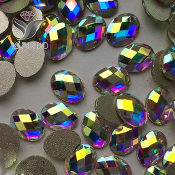 Crystal Glitter 4*6mm,6*8mm AB Crystal Flat Back Nail Art Rhinestone Manicure Tips Charms 3D Shiny DIY Nail Crystal Decoration
Crystal Glitter 4*6mm,6*8mm AB Crystal Flat Back Nail Art Rhinestone Manicure Tips Charms 3D Shiny DIY Nail Crystal Decoration