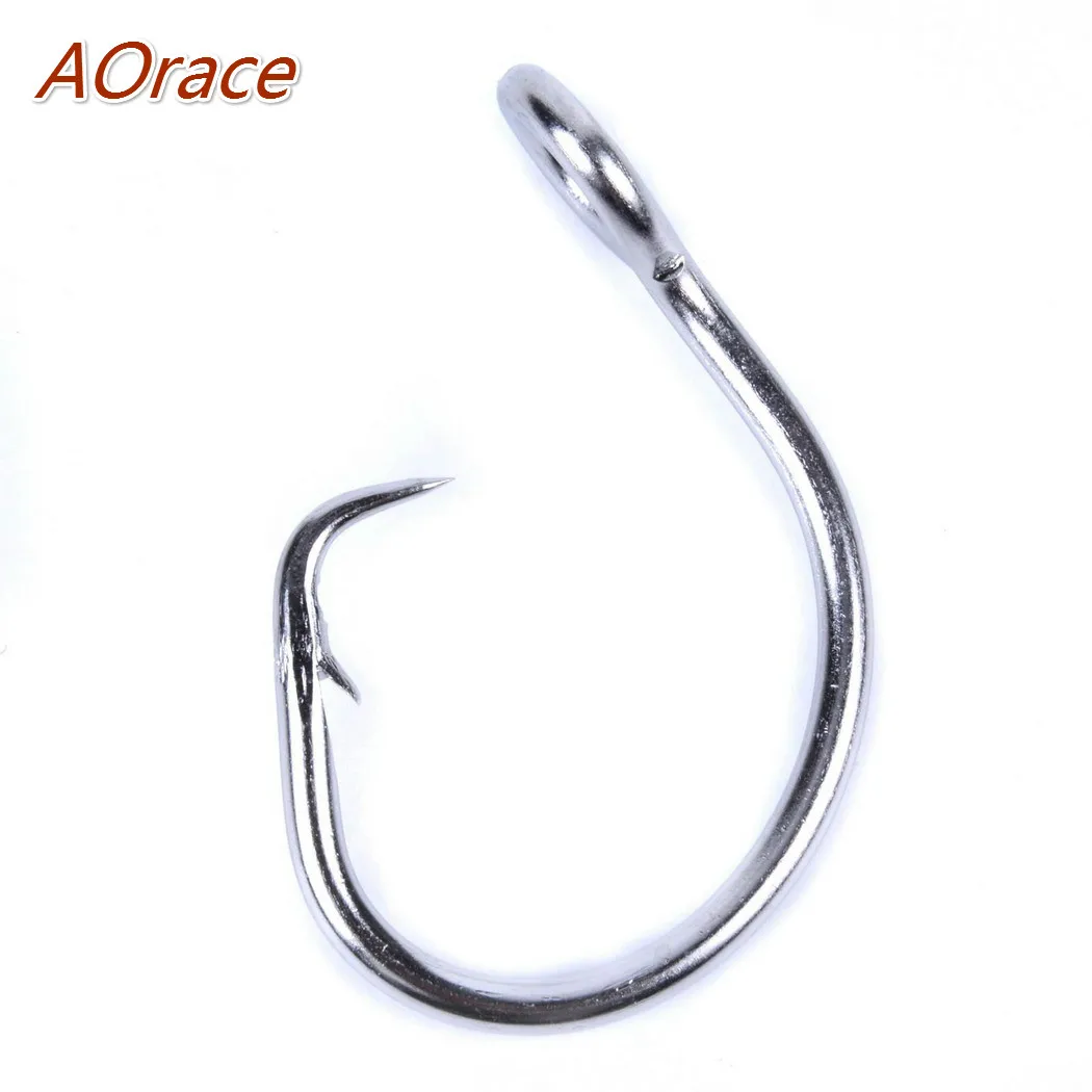 1pc Saltwater Fishing Hook Circle Hook 11/0#-16/0# Model stainless steel Fishhook Made in Taiwan
1pc Saltwater Fishing Hook Circle Hook 11/0#-16/0# Model stainless steel Fishhook Made in Taiwan