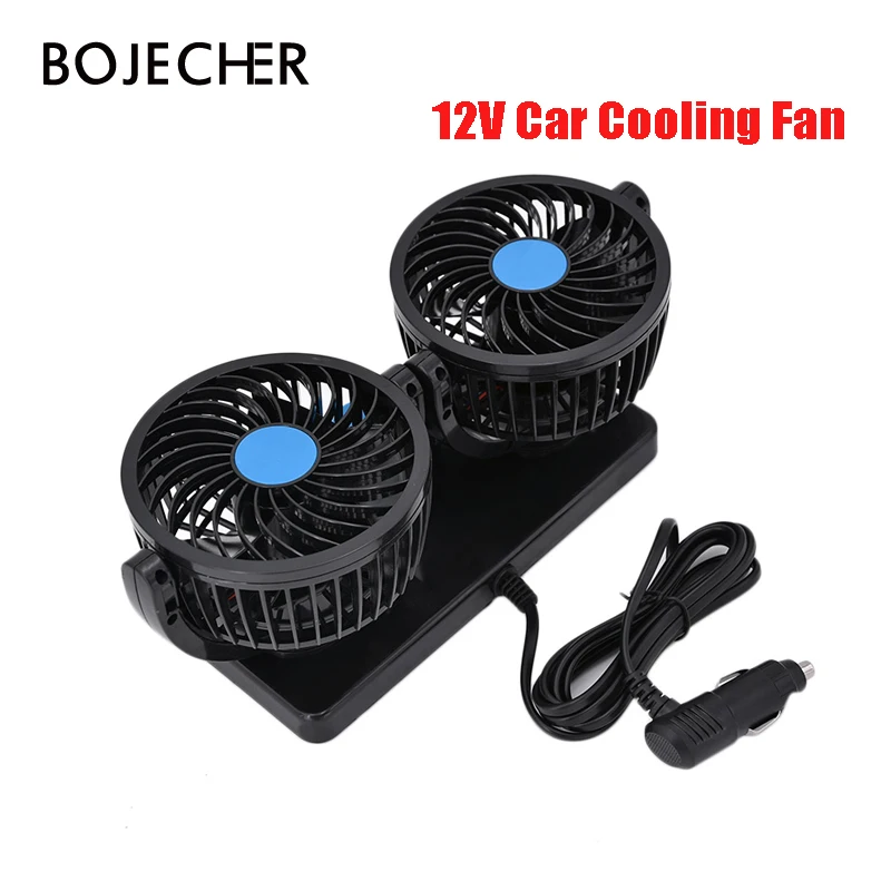 12V Mini Electric Car Fan Low Noise Auto Cooling Air Fan 360 Degree Dual Head Fan Rotating 2 Gears Adjustable Car Accessory
12V Mini Electric Car Fan Low Noise Auto Cooling Air Fan 360 Degree Dual Head Fan Rotating 2 Gears Adjustable Car Accessory