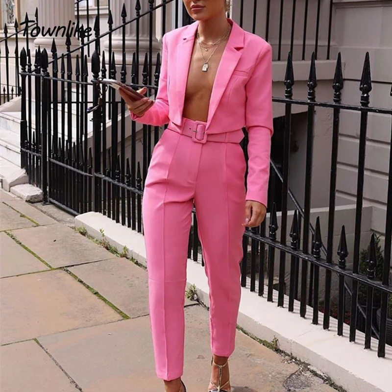 Townlike Casual Women Suits Office Sets Fluorescence Neon Green Suit Women 2019 Crop Top And Pant Suits For Women Blazer Set
Townlike Casual Women Suits Office Sets Fluorescence Neon Green Suit Women 2019 Crop Top And Pant Suits For Women Blazer Set