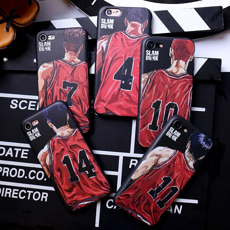 Soft Silicone Phone Case for iphone X XS MAX XR 10 8 7 6 6S plus Slam Dunk NBA Basketball Sports Jersey Cover Memories Of Youth
Soft Silicone Phone Case for iphone X XS MAX XR 10 8 7 6 6S plus Slam Dunk NBA Basketball Sports Jersey Cover Memories Of Youth