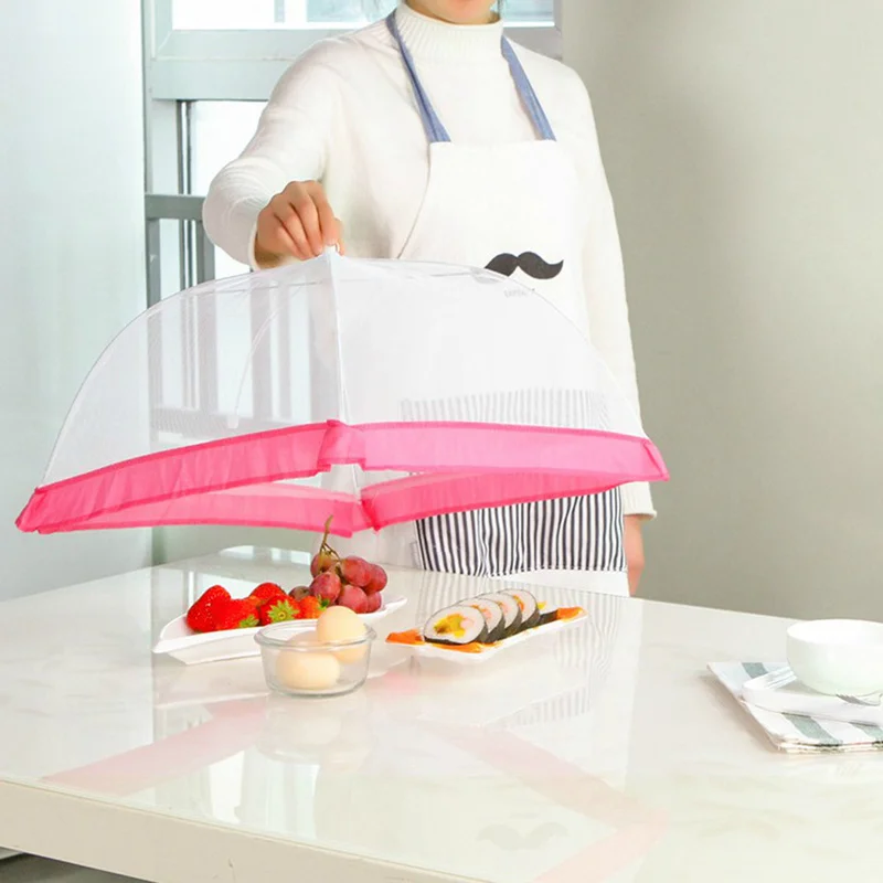 Kitchen Essential Tools Umbrella Shape Food Cover Party Barbecue Picnic Mesh Dish Cover Net Tent Dust Cover Kitchen Accessories
Kitchen Essential Tools Umbrella Shape Food Cover Party Barbecue Picnic Mesh Dish Cover Net Tent Dust Cover Kitchen Accessories