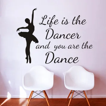 Life Is The Dances And You Are The Dance Wall Sticker Creative English Words Wall Decal for Home Decoration 8575
Life Is The Dances And You Are The Dance Wall Sticker Creative English Words Wall Decal for Home Decoration 8575