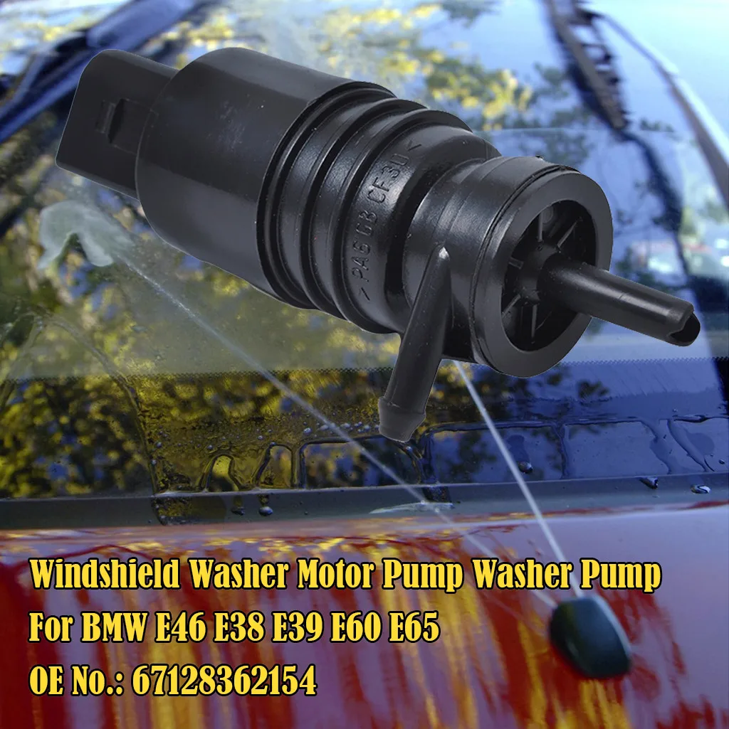 Windshield Washer Pump Windshield Washer Motor Pump Washer Pump For BMW E46 E38 E39 E60 E65 67128362154 Car Components #713
Windshield Washer Pump Windshield Washer Motor Pump Washer Pump For BMW E46 E38 E39 E60 E65 67128362154 Car Components #713