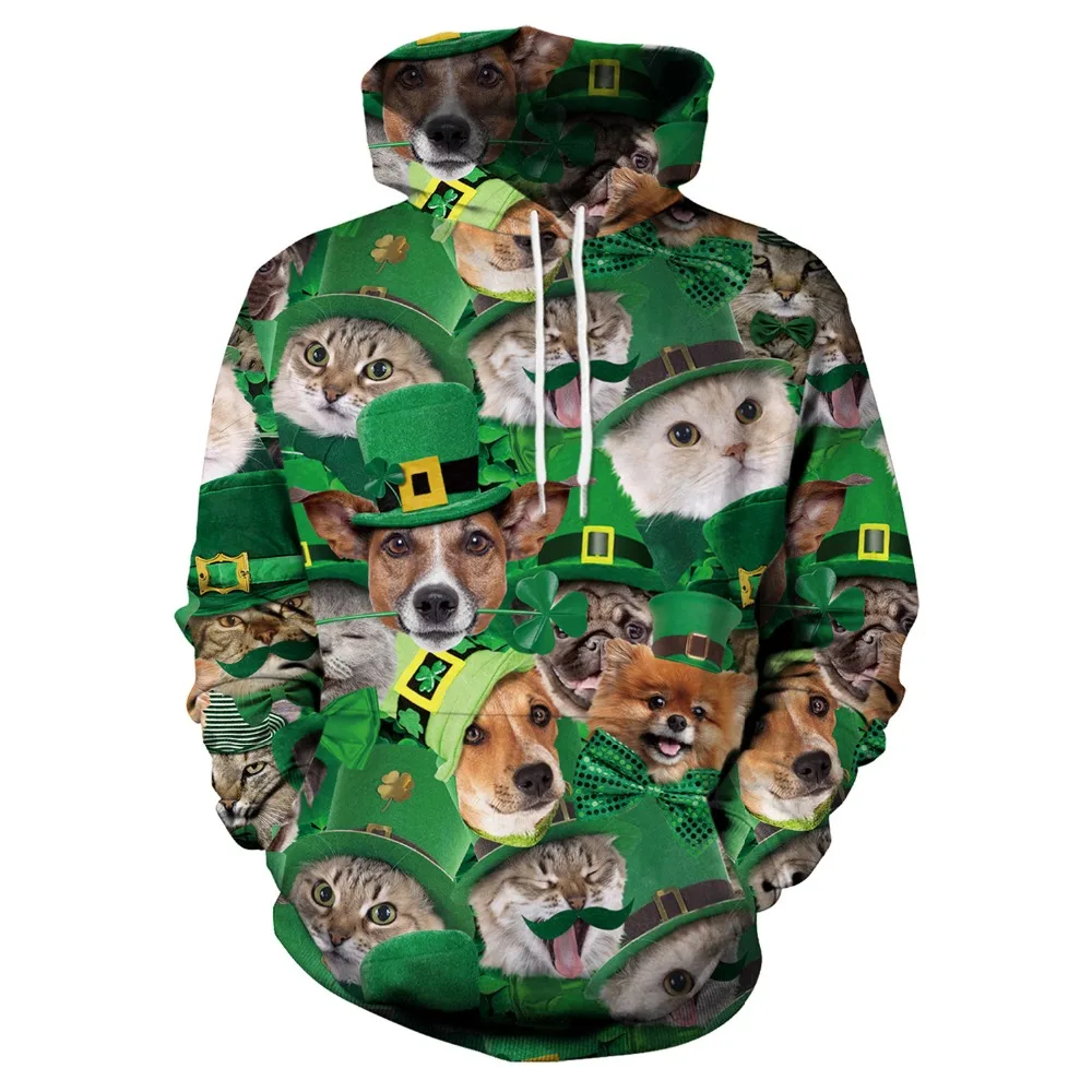 Irish St. Patrick Shamrock 3D Printed Clothing Cute Cats Hoodie Men/women Pullover Streetwear Sweatshirts Boy Jackets Tracksuits
Irish St. Patrick Shamrock 3D Printed Clothing Cute Cats Hoodie Men/women Pullover Streetwear Sweatshirts Boy Jackets Tracksuits