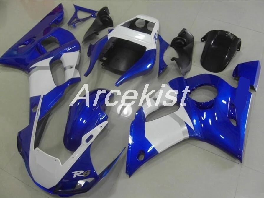 OEM Quality New ABS Fairings Kit Bodywork set Fit for YAMAHA YZF-R6 98-02 R6 1998 1999 2000 2001 2002 Custom blue white
OEM Quality New ABS Fairings Kit Bodywork set Fit for YAMAHA YZF-R6 98-02 R6 1998 1999 2000 2001 2002 Custom blue white