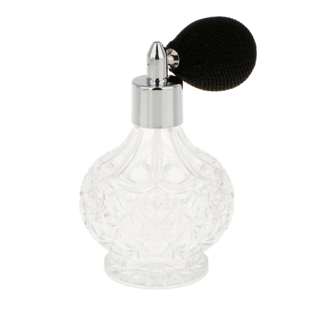 100ML Fashion Perfume Bottle Short Spray Atomizer Refillable Bottle Containers Vintage Glass Perfume Bottles 100ML Fashion Perfume Bottle Short Spray Atomizer Refillable Bottle Containers Vintage Glass Perfume Bottles