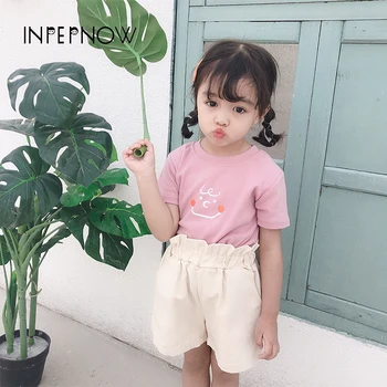 INPEPNOW Children's T-shirt for Girls Tops 2019 Cotton Smile Print Short Sleeve Summer Top Funny Boys Tshirts Tops tee DX-CZX265
INPEPNOW Children's T-shirt for Girls Tops 2019 Cotton Smile Print Short Sleeve Summer Top Funny Boys Tshirts Tops tee DX-CZX265