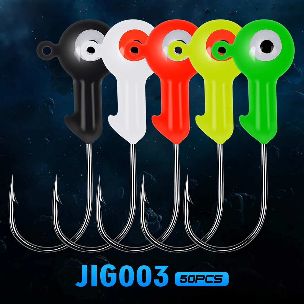 50pcs/lot Jig Big Hooks Lead Round Head Fishing Lures JIGS HOOKS 1G-2G-4G-5G-7G-10G Fishing Hook 5 Colors FISHHOOKS
50pcs/lot Jig Big Hooks Lead Round Head Fishing Lures JIGS HOOKS 1G-2G-4G-5G-7G-10G Fishing Hook 5 Colors FISHHOOKS