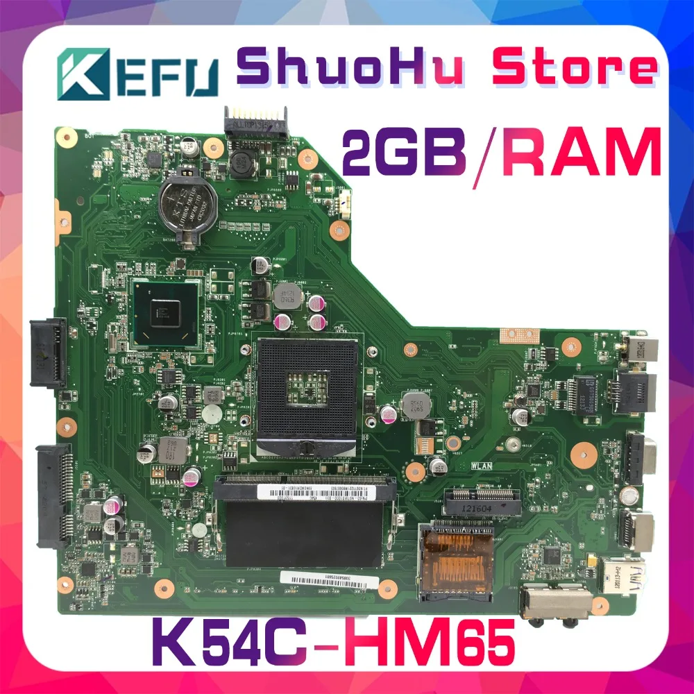 KEFU For ASUS K54C X54C REV2.1 2GB/RAM laptop motherboard tested 100% work original mainboard
KEFU For ASUS K54C X54C REV2.1 2GB/RAM laptop motherboard tested 100% work original mainboard